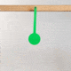 Throom Targets Hangtuffs Mini Target Kit, 3 Targets, Green, 11052-0103