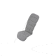 Thule Sleek Seat Liner, Grey Melange, 11000316