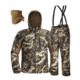 Tidewe Altus Silent Hunting Suit for Men Insulated Camouflage Jacket &amp; Pants Set for Whitetail Hunting Deer Hunting Apparel with Hoodie, HC009-NG2XL-TE