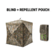 Tidewe Blind&amp;Turkey Vest Accessory Pouches bundle, TVA002-TH-OSTE-BL015-CG-S-OSTE