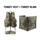 Tidewe FlexGrid Turkey Vest and StrutCover See-Through Blind Bundle, TV007-TH-OSTE-BL011-GN-OSTE