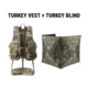 Tidewe FlexGrid Turkey Vest and StrutCover See-Through Blind Bundle, TV007-TH-OSTE-BL011-GN-OSTE