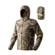 Tidewe TIDEWE 3M Thinsulate Hunting Mid Layer Lightweight Hoodie Mens Camo Light Hunting Jacket Full-Zip Soft Shell Jacket for Whitetail, HM002-BKXL-TE