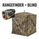 Tidewe VisST See-Through Pop-Up Hunting Blind and Camo Deer Hunting Rangefinder Bundle, HGR001-LF7-TE-BL003-CG-V2-TE