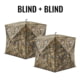 Tidewe VisX/VisMax 270 Degree 3 Full Panels See Through Hunting Blind 2 Sets Bundle, BL001-CG-V2-TE-BL001-CG-V2-TE