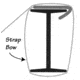 Tie Down Frame Tie With Hook, 14ft, Pack of 8, 59214N