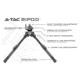 Tier One Atac Bipod - Carbon QD Picatinny Tilt Only 9in, Grey, T1ATACC-LTPIC