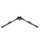 Tier One Atac Bipod - Carbon QD Picatinny Tilt Only 9in, Grey, T1ATACC-LTPIC