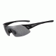 Tifosi Optics Asian Podium XC Sunglasses - Matte Black Frame Asian Fit w/Smoke,AC Red and Clear Lens 1150100101