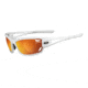 Tifosi Optics Dolomite 2 Sunglasses, Clear, Smoke Bright Blue, Smoke/Red Glare Guard Lenses, Pearl White Frame