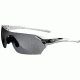 Tifosi Optics Podium w/ AC Red, Clear, Smoke Lenses, Metallic Silver Frame 1000100601
