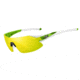 Tifosi Optics Podium XC Sunglasses - White/Green Frame w/Clarion Yellow,AC Red and Clear Lens 1070106827