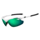 Tifosi Optics Tyrant 2.0 Sunglasses - Matte White Frame w/Clarion Green,Golf/Tennis and Extreme Contrast Lens 1120201240