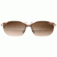 Tifosi Wisp Sunglasses - Crystal Brown Frame, Brown Gradient/AC Red/Clear Lenses 0040104702