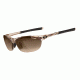 Tifosi Wisp Sunglasses - Crystal Brown Frame, Brown Gradient/AC Red/Clear Lenses 0040104702