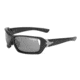 Tifosi Mast Sunglasses - Matte Black Frame, Smoke/AC Red/Clear Lenses 0020100101
