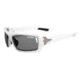 Tifosi Mast Sunglasses - Matte White Frame, Smoke Polarized Fototec Lenses 0020601261