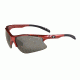 Tifosi Roubaix Sunglasses - Metallic Red Frame, Smoke/AC Red/Clear Lenses 0270102701