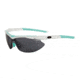Tifosi Slip Sunglasses - Mint Script Frame, Smoke/AC Red/Clear Lenses 0010101501