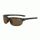 Tifosi Wisp Sunglasses - Gloss Black Frame, Brown Polarized Lenses 0040500250