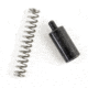 Tiger Rock AR-15/AR-10 .223/.308 Buffer Tube Detent Plunger &amp; Retainer Spring Kit, Black/Steel, DS