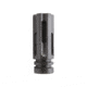 Tiger Rock 3 Port Flash Hider, AR-10/LR-308, 5/8x24 Thread Pitch, Black, Small, MBRM3