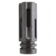 Tiger Rock 3 Port Flash Hider, AR 9mm, 1/2in x36 Thread Pitch, Black, Small, MBRM9