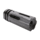 Tiger Rock 3 Port Flash Hider, AR 9mm, 1/2in x36 Thread Pitch, Black, Small, MBRM9