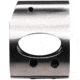 Tiger Rock .750 Low Profile Steel Gas Block w/ Clamp-On Packaged, Stainless, Silver, Small, GB06-S#