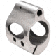 Tiger Rock .750 Low Profile Steel Gas Block w/ Clamp-On Packaged, Stainless, Silver, Small, GB06-S#