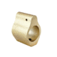Tiger Rock .750 w/ Roll Pins And Wrench Low Profile Gas Block, Gold, Small, GB01-AG