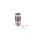 Tiger Rock A2 Muzzle Brake, 1/2x28, 5 Ports, Packaged, Silver, Small, MBR05-S#