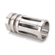 Tiger Rock Muzzle Brake, 5/8x24 Pitch, AR-10/LR-308, Stainless Steel, 5 Ports, Silver, Small, MBR05-308-S