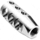Tiger Rock AR-10 .308 Compact Stainless Muzzle Brake, .308, 5/8x24in Pitch, Stainless, MBR38SL