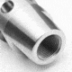Tiger Rock AR-10 .308 Compact Stainless Muzzle Brake, .308, 5/8x24in Pitch, Stainless, MBR38SL