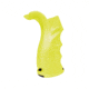 Tiger Rock AR-15/10 Pistol Grip Trap Door in Bottom, Cerakote, Lemon, Small, HG003-LEM