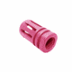 Tiger Rock AR-15/.223/5.56 Birdcage Muzzle Brake for 1/2x28 TPI, 5 Ports, Cerakote, Pink, Small, MBR05-PNK