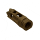 Tiger Rock AR-15/.223/5.56 Custom Ported Muzzle Brake, Cerakote, Burnt Bronze, Small, MZ-AR4-BBR
