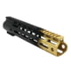 Tiger Rock AR-15 Angle Cut Clamp On M-Lok 10in Handguard, Black Base, Cerakote, Gradient, Gold, Medium, FMLUS-10D-GLD-GRADIENT
