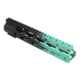 Tiger Rock AR-15 Angle Cut Clamp On M-Lok 10in Handguard, Black Base, Cerakote, Gradient, Robins Egg, Medium, FMLUS-10D-RGB-GRADIENT