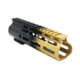 Tiger Rock AR-15 Angle Cut Clamp On M-Lok 7in Handguard, Black Base, Cerakote, Gradient, Gold, Medium, FMLUS-7D-GLD-GRADIENT