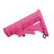 Tiger Rock AR-15 Collapsible Standard Version Stock Body, Mil Spec, Cerakote, Pink, Medium, ST003M-PNK