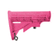 Tiger Rock AR-15 Collapsible Standard Version Stock Body, Mil Spec, Cerakote, Pink, Medium, ST003M-PNK