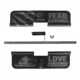 Tiger Rock AR-15 Dust Cover w/ Fear Nothing and Love Everything Engraving, Black, Small, EDC-FNLE-BLK