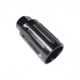 Tiger Rock AR-15 Flash Can Muzzle Brake, Aluminum, Black, Small, MB15-DVRT-V2-BLK
