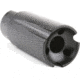 Tiger Rock AR-15 Low Concussion Custom Made Muzzle Brake Compensator, AR-15, .223 Rem/5.56x45mm, 1/2x28, Black Oxide, MBR15LCN