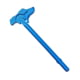 Tiger Rock AR-15 Tactical BAT Style Charging Handle w/ Oversized Latch Non-Slip, Blue, Small, CHBS223-BL