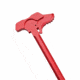 Tiger Rock AR-15 Tactical BAT Style Charging Handle w/ Oversized Latch Non-Slip, Red, Small, CHBS223-R