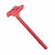 Tiger Rock AR-15 Tactical BAT Style Charging Handle w/ Oversized Latch Non-Slip, Red, Small, CHBS223-R