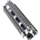 Tiger Rock AR-15 Tactical Quad Rail Handguard, Oval Ports, Silver, MAR005N